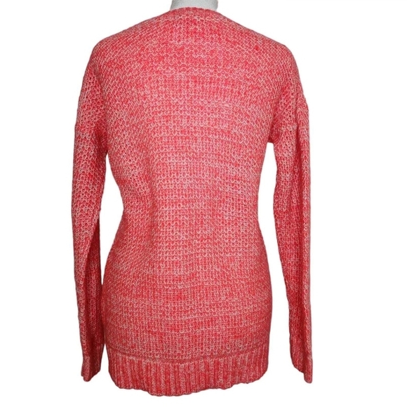 So junior's hot pink knit pullover sweater size medium - Picture 2 of 6